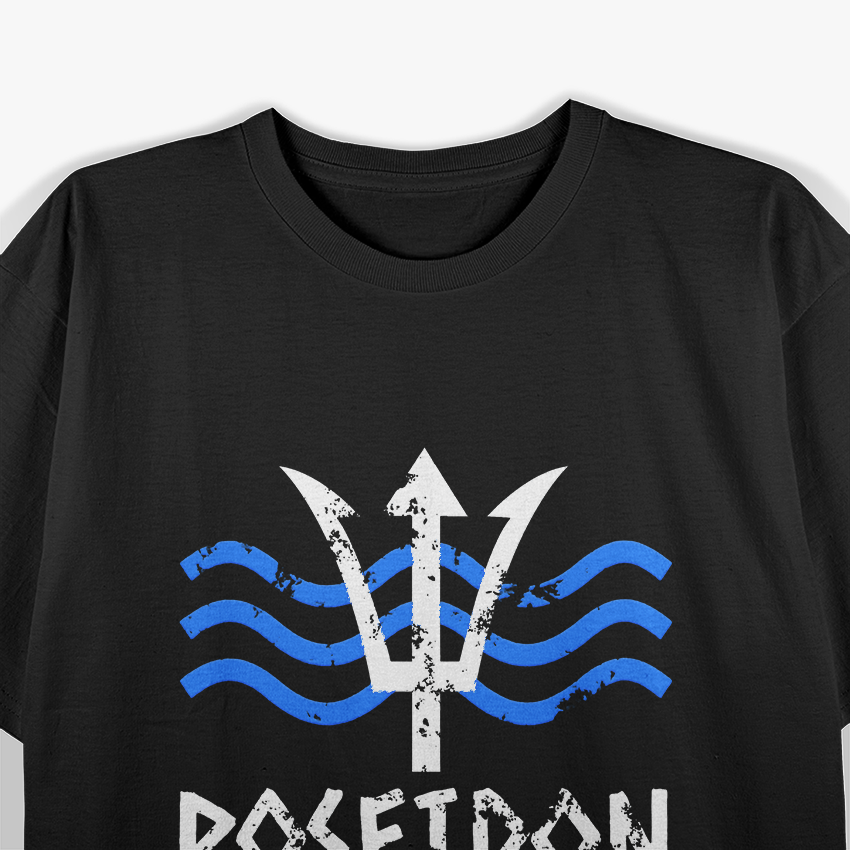 Poseidon’s Trident Greek God and Lord of the Sea T-Shirt