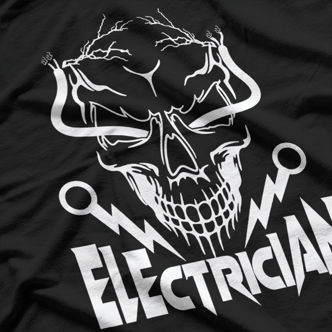 Electrician Skull T-Shirt