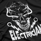 Electrician Skull T-Shirt