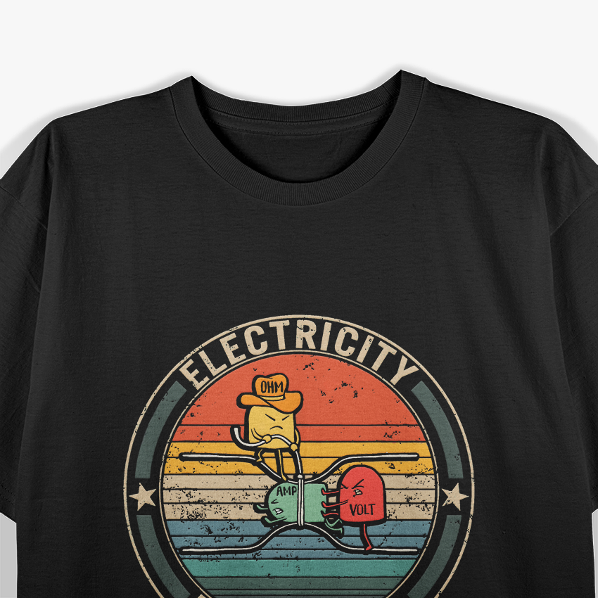 Electricity Explained Cute Electrical Engineer T-Shirt