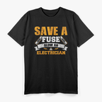 Save a Fuse Blow an Electrician T-Shirt
