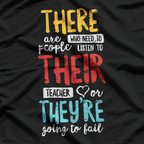 There Their They're, Funny English Grammar Teacher T-Shirt