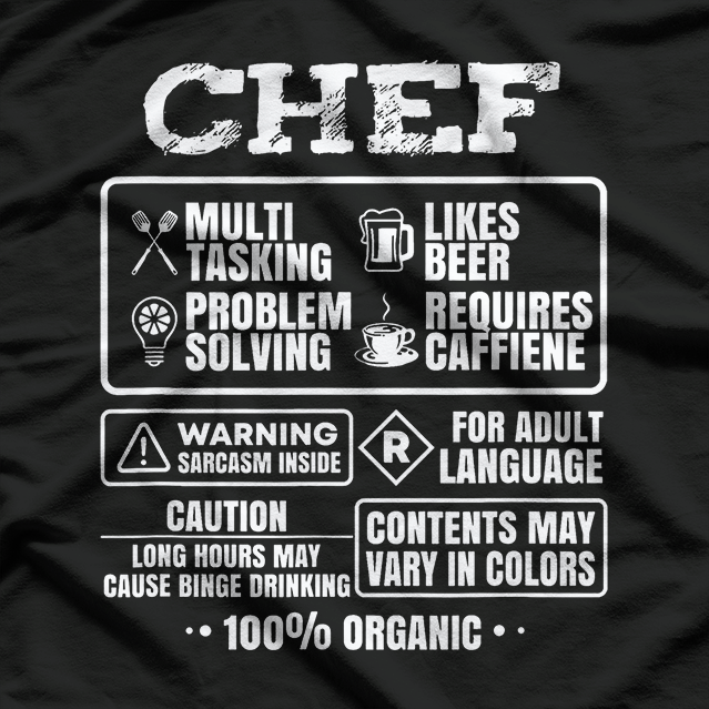 Chef Cooking, Chef, Cooking Lovers T-Shirt