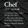 Chef Definition, Funny Line Saying Cook T-Shirt