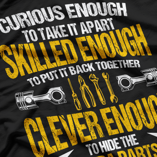 Funny Car Mechanic T-Shirt