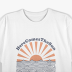 Here Comes The Sun Summer Energy Positive Vibes Retro Style T-Shirt