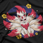 Kitsune Nine Tail Funny Foxes and Magical Creature T-Shirt