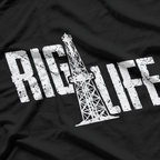 Rig Life Oilfield, Oilfield Rig T-Shirt