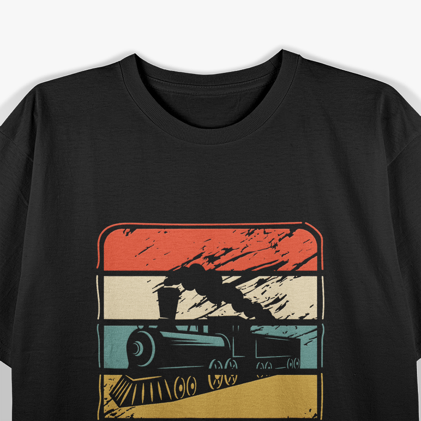 Train Locomotive Engineer Vintage T-Shirt