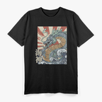 Dragon Sea God Japanese Retro Mythical T-Shirt