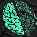 Electric Brain Retro T-Shirt