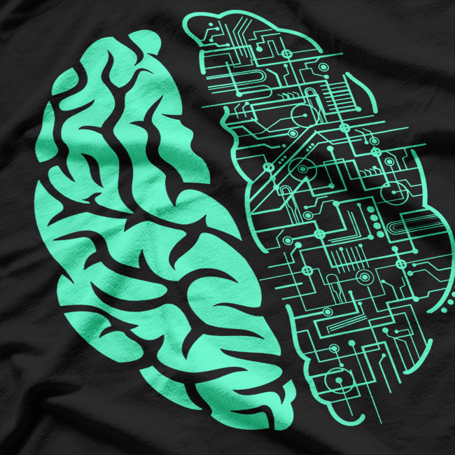 Electric Brain Retro T-Shirt