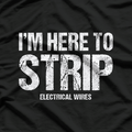 Electrician Funny Lineman Tradesman Contractor T-Shirt