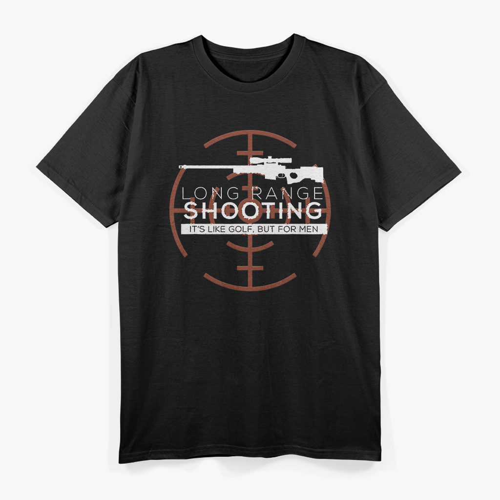 Long Range Shooting Vintage Marksman Design for Gun Enthusiasts T-Shirt