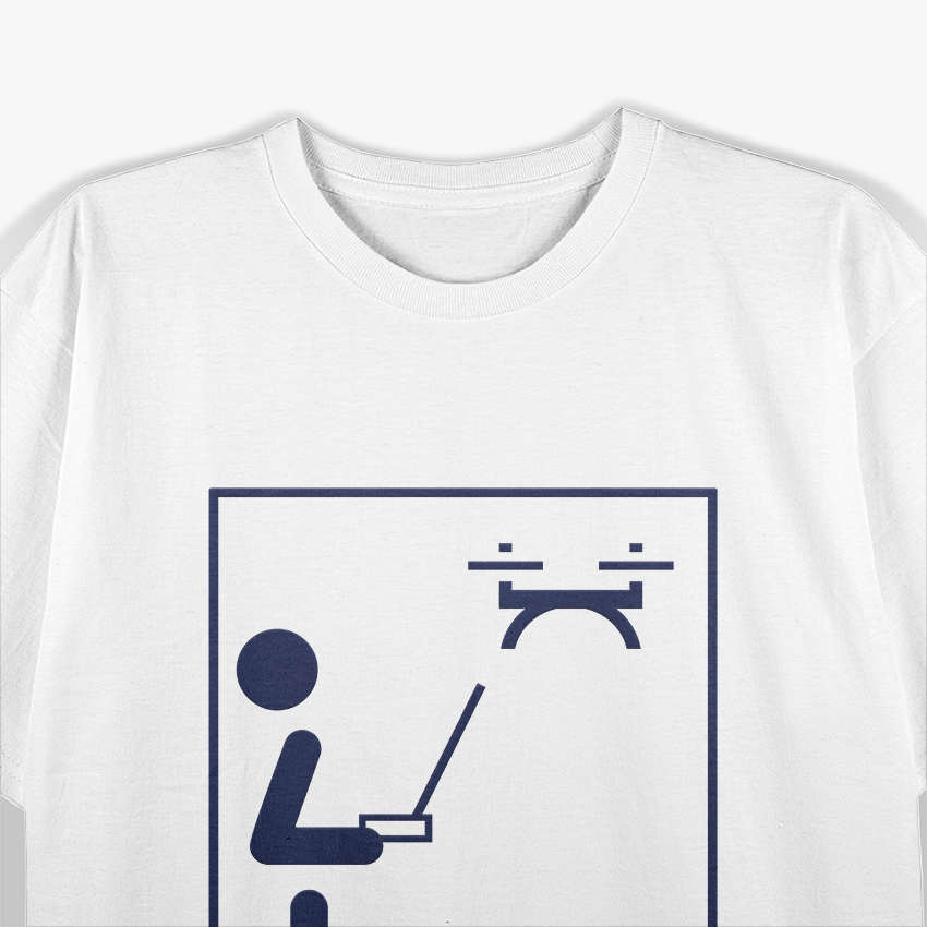 Flight Drone Pictogram - Aviation Sport and Flying Object T-Shirt