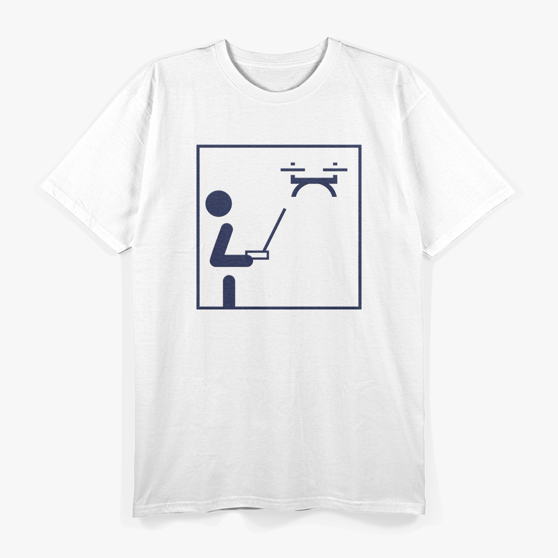 Flight Drone Pictogram - Aviation Sport and Flying Object T-Shirt