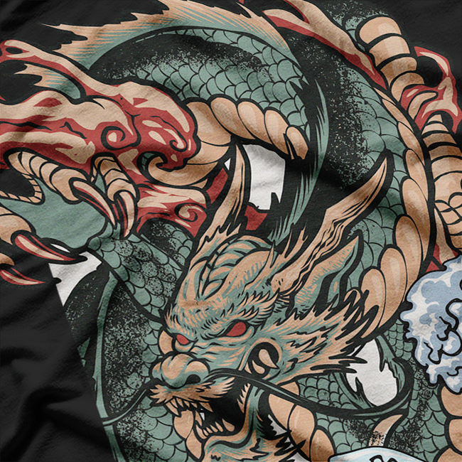 Japanese Dragon Art - Timeless Mythology of Japan T-Shirt