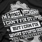 Diesell Mechanic Funny T-Shirt