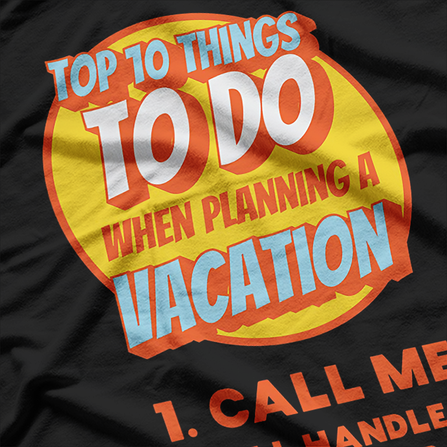 Funny Travel Agent Shirt Gift Planning Vacation T-Shirt