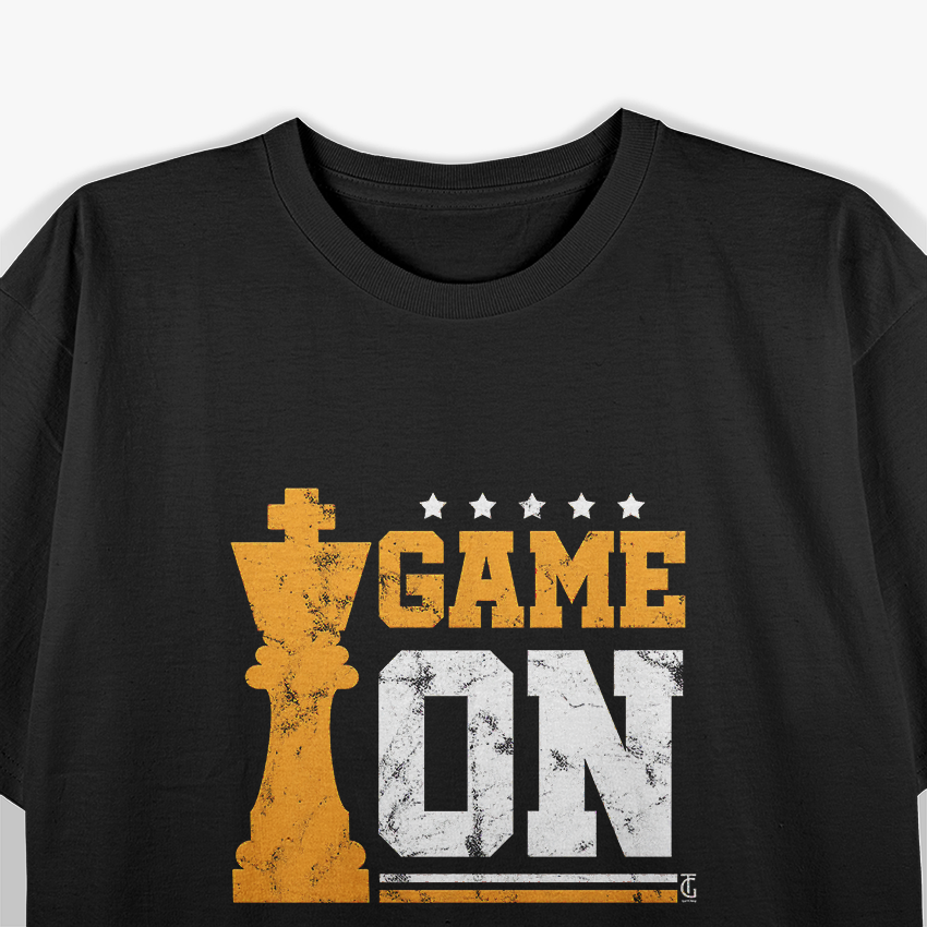 Chess Game On T-Shirt