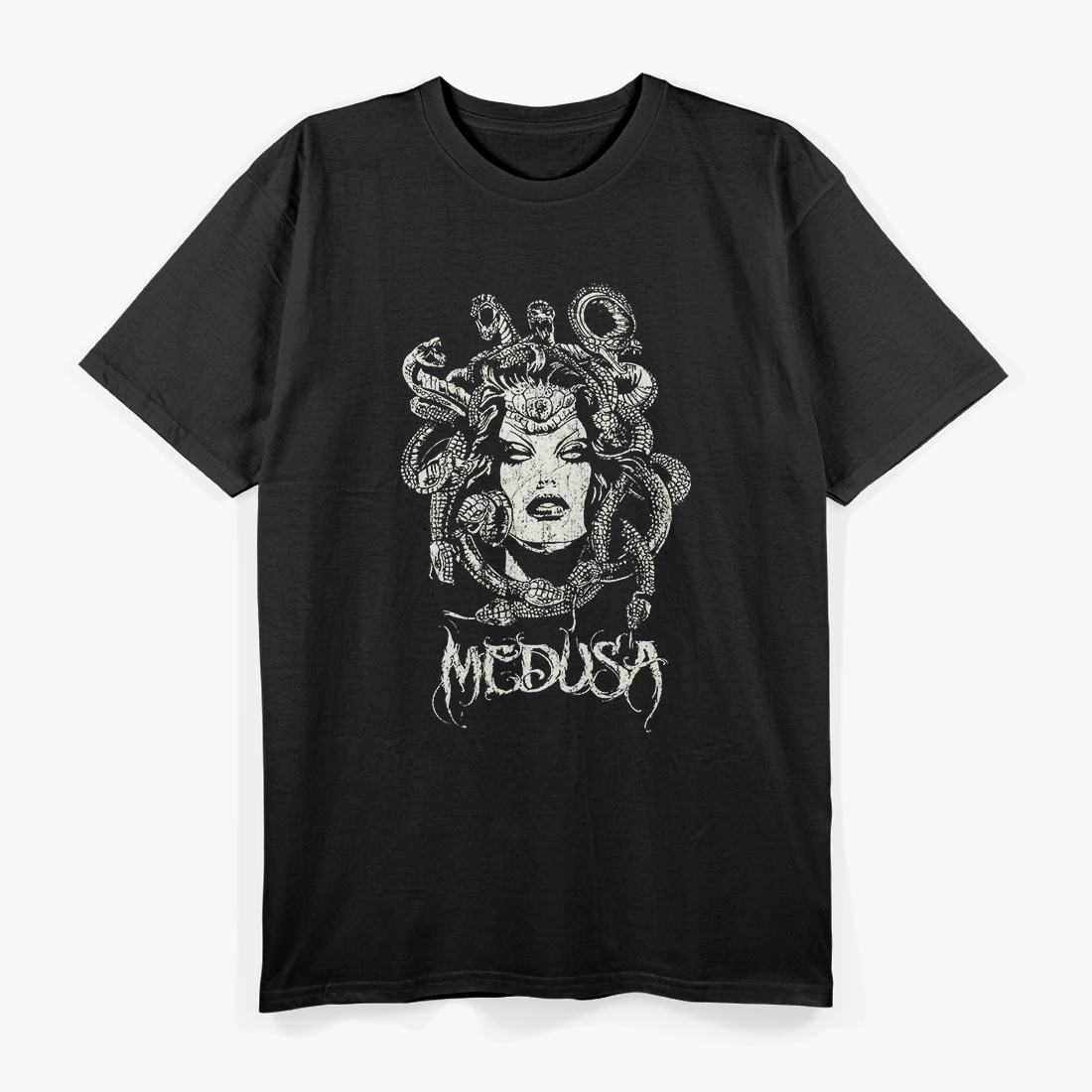 Medusa: Greek Mythology Grunge Style T-Shirt