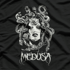 Medusa: Greek Mythology Grunge Style T-Shirt