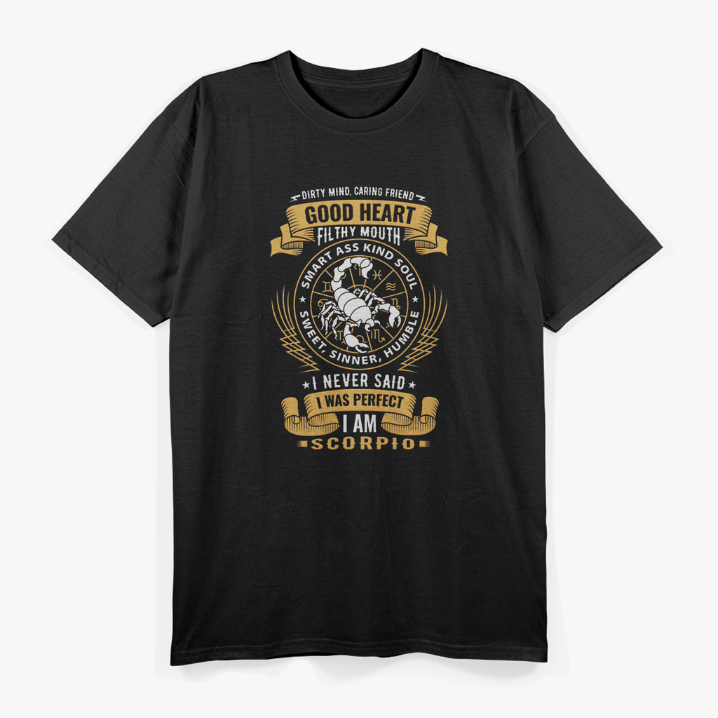Scorpio Zodiac Sign Astrology Birthday Horoscope T-Shirt