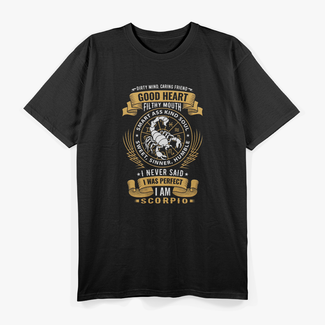 Scorpio Zodiac Sign Astrology Birthday Horoscope T-Shirt