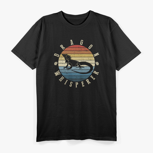 Bearded Dragon Whisperer: Vintage Lizard Lover T-Shirt