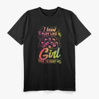 Billiards Woman: I Know, I Play Like a Girl T-Shirt