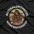 Funny Australopithecus Meditating Bigfoot T-Shirt