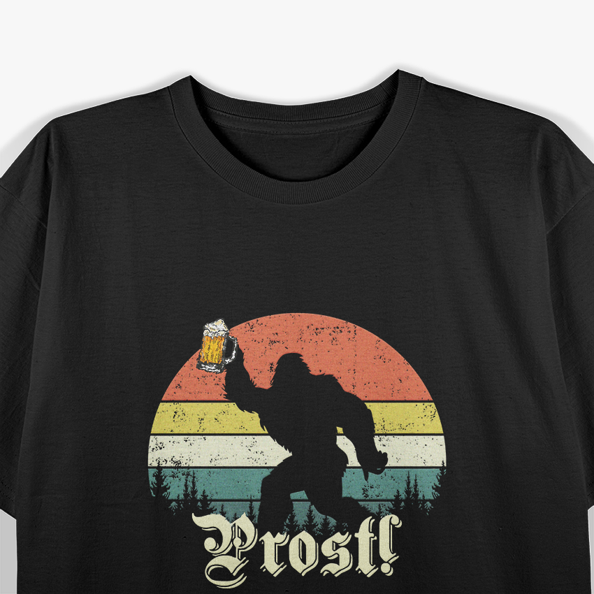 Prost! Bigfoot Raising a Toast T-Shirt
