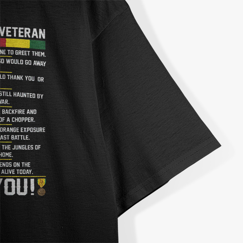 Thank You Vietnam Veterans Tribute Patriotic Military T-Shirt