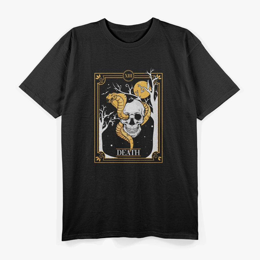 The Death Card: Vintage Tarot, Magic & Occult T-Shirt