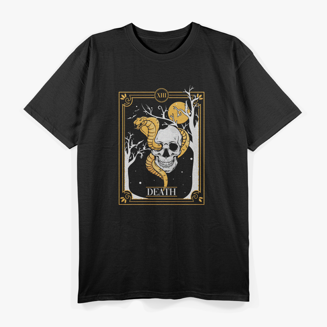 The Death Card: Vintage Tarot, Magic & Occult T-Shirt