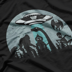 Cryptid Legends: Bigfoot, UFOs, Loch Ness, Mothman & Aliens T-Shirt