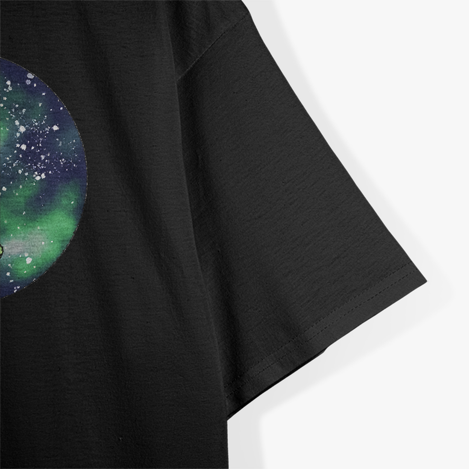 Alien and Cat: Cute Cosmic Friendship T-Shirt