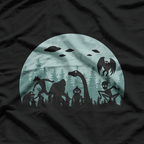 Legendary Cryptids: Bigfoot, UFOs, Loch Ness, Mothman & Aliens T-Shirt