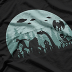 Legendary Cryptids: Bigfoot, UFOs, Loch Ness, Mothman & Aliens T-Shirt