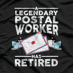 Postal Worker Funny Mail Carrier Gift for Men Women Post Office T-Shirt