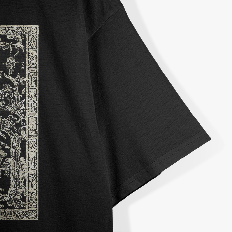 King Pakal's Spaceship – Mayan Time Traveler Ancient Carving T-Shirt