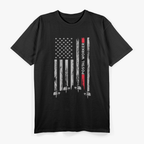 Postal Worker Vintage USA Flag American Mail Carrier Pride T-Shirt