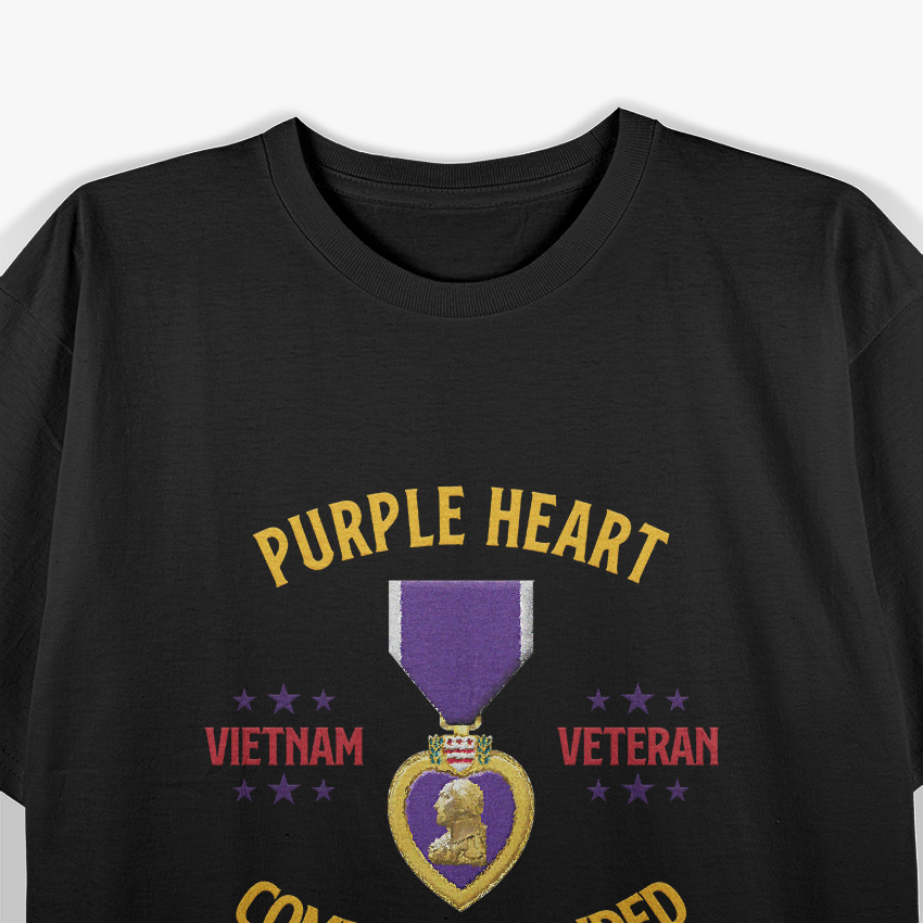 Purple Heart Vietnam Veteran: Honor & Sacrifice T-Shirt