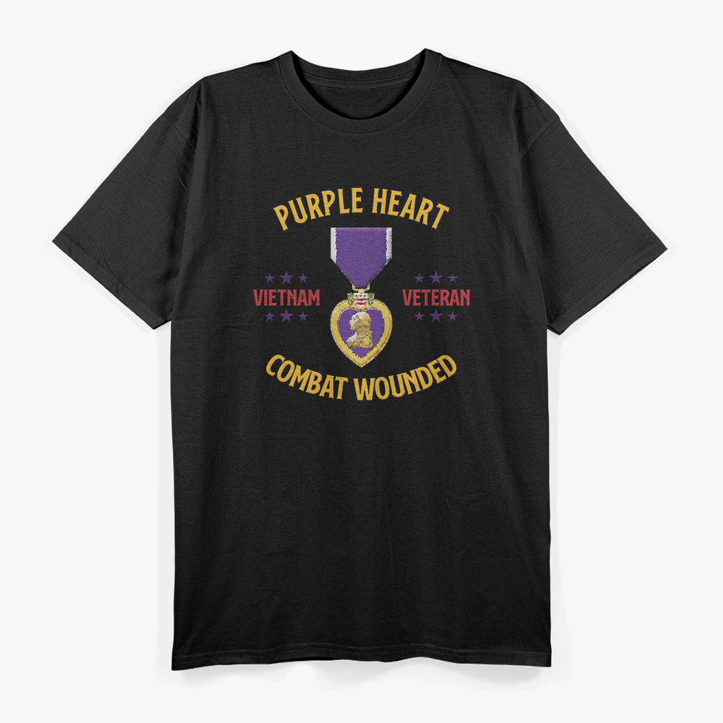Purple Heart Vietnam Veteran: Honor & Sacrifice T-Shirt