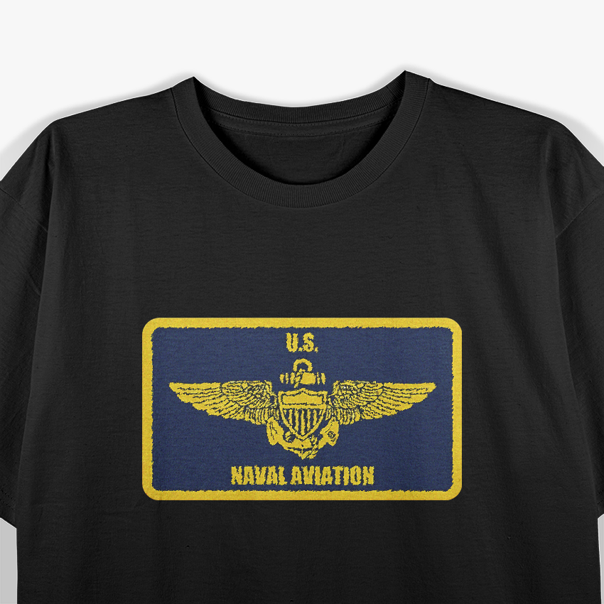 US Naval Aviation: Classic Military Patch T-Shirt