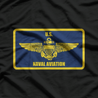 US Naval Aviation: Classic Military Patch T-Shirt