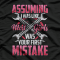 Not Like Most Girls… I Fix Engines – Female Mechanic T-Shirt
