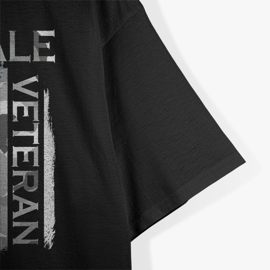 Female Veteran Strong Proud American Military Service T-Shirt