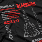 Lockheed SR-71 Blackbird: The Legendary Spy Plane T-Shirt