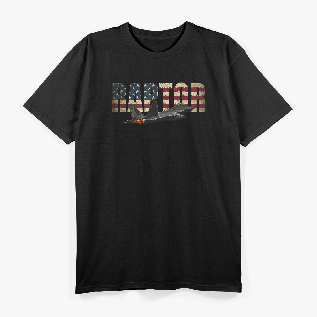 Fighter Plane Raptor F-22 Aviation T-Shirt